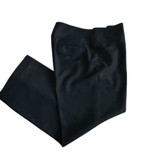 Ann Taylor Women's  Sz. Black/Charcoal  Straight Leg Dress Capri/Ankle Pants - Picture 3 of 15